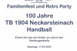 Handball - 2025 - 17.05.2025 - 100 Jahre Handball - Familientag & Retroparty