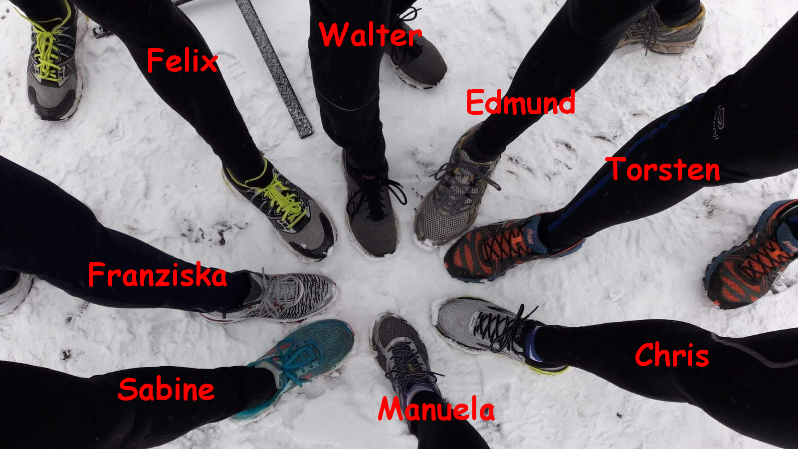 Gruppenfoto Adventslauf