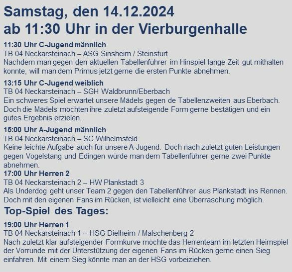 2024 12 14 Heimspieltermin